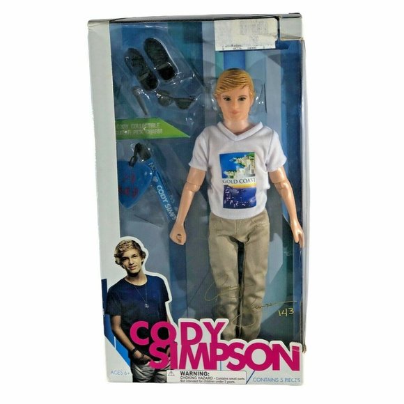 Cody Simpson 11" Fashion Doll Gold Coast Shirt - Picture 1 of 11